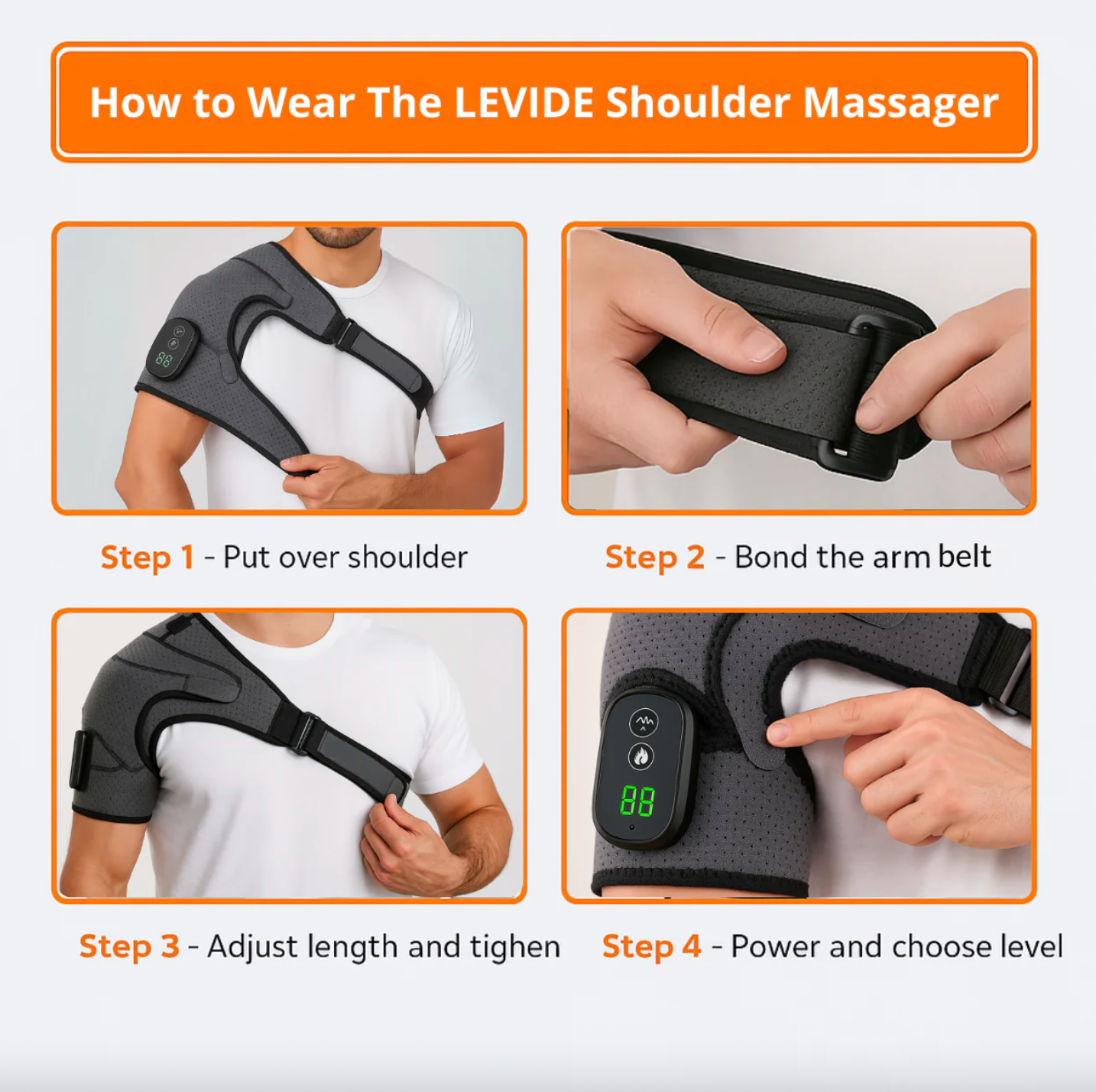 FitGear™ Smart Heated Shoulder Massager