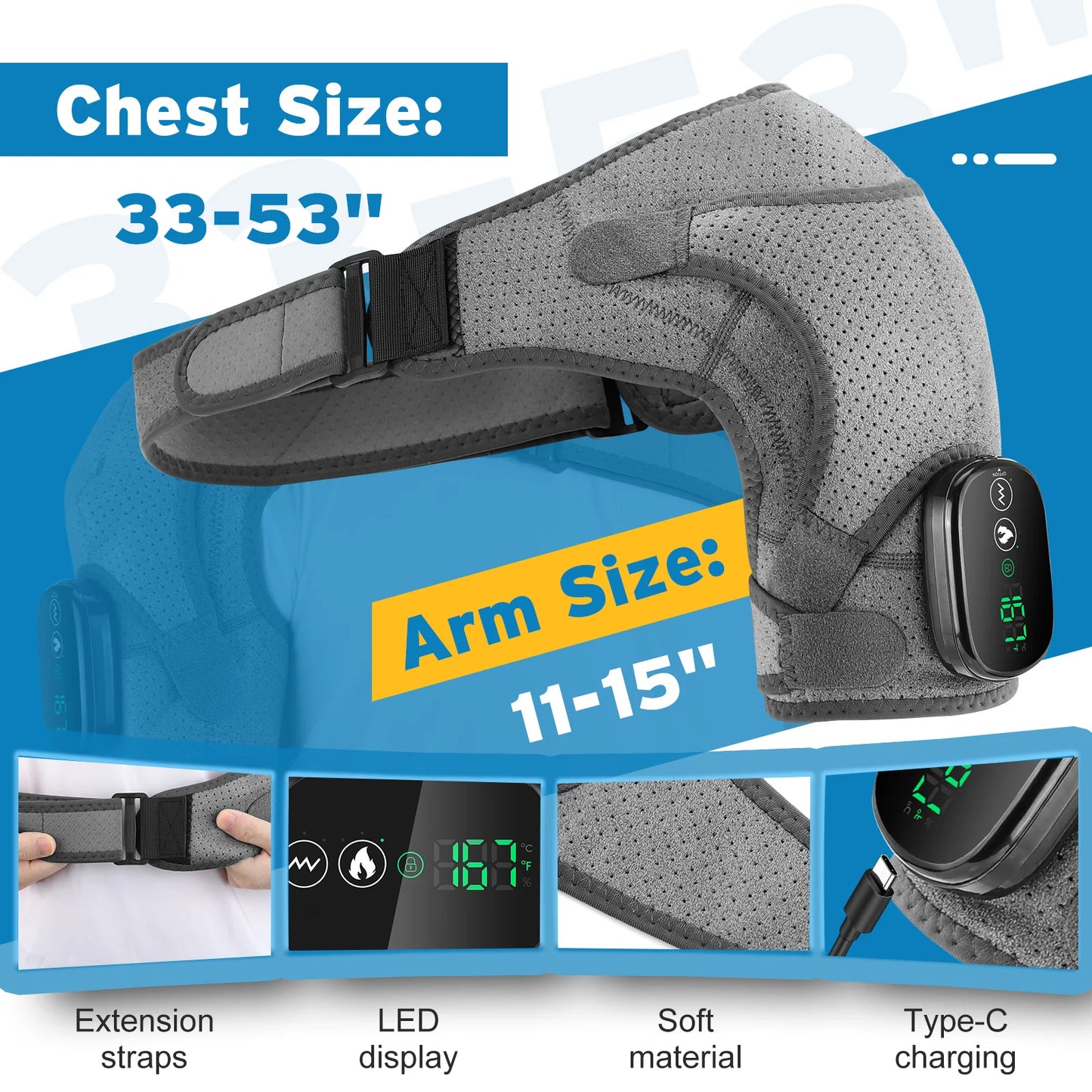 FitGear™ Smart Heated Shoulder Massager